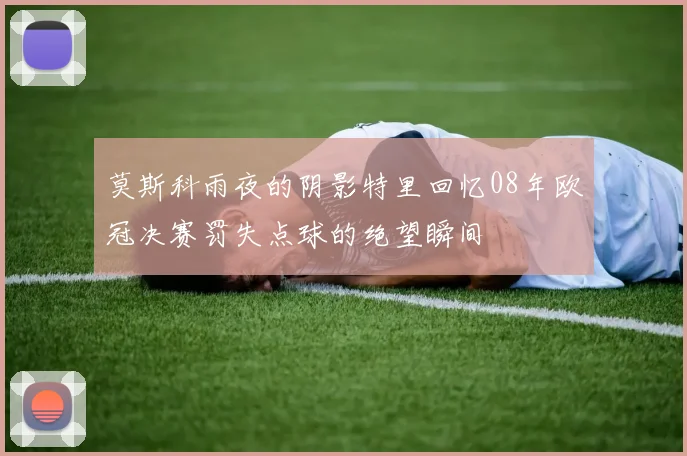 莫斯科雨夜的阴影特里回忆08年欧冠决赛罚失点球的绝望瞬间